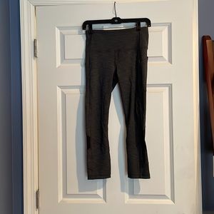 Barely worn size four lululemon heather grey crop legging